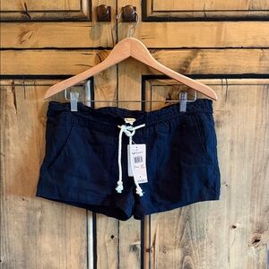 Roxy Dark Blue Women's Athletic Shorts